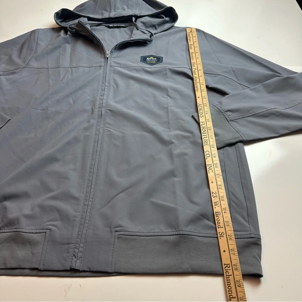 Corona Extra Promo Jacket |Gray Technical Windbreaker Hoodie ·Gorpcore Dad Style